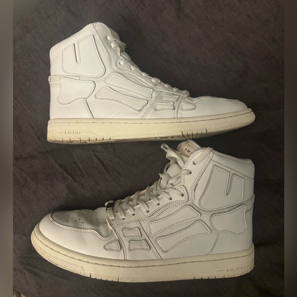 Amiri High Top Skeleton Sneakers